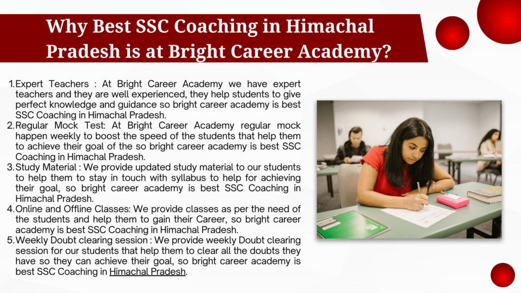 Best SSC coaching in Himachal Pradesh